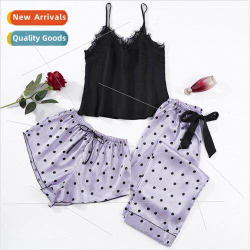 Women's home clothes su thin casual pajamas women