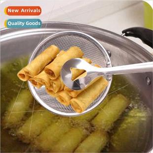 Leaky Spoon Strainer lver Oil Steel Fish Spo Stainless