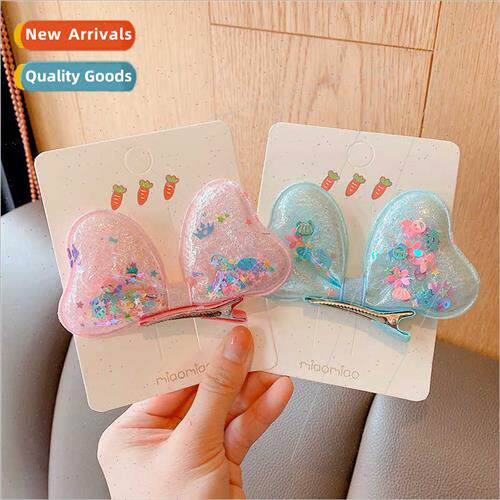 Stereoscopic bow children crown hair clips 2022 new high-end