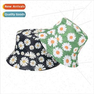 sun hat small Japanese flowers face Korean show ins summer