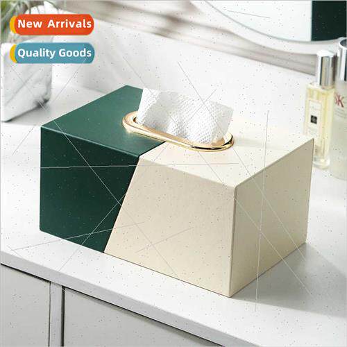 Leather tissue box car paper box home living room creative S