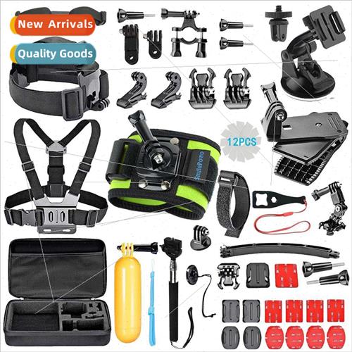 适用GoPro12 Ant Sports Camera 42 1 Combo Kit HeadbChest Stra