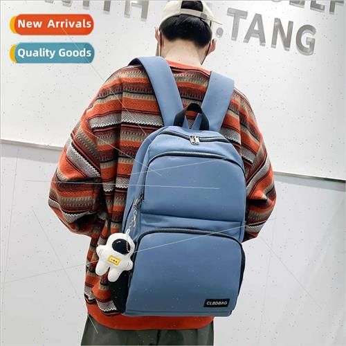 2022 solid color Korean simple shoulder bag female fashion v