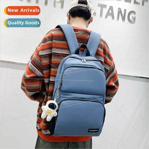 2022 solid color Korean simple shoulder bag female fashion v