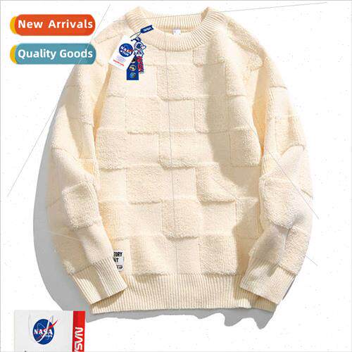 couple sweater men women  2023 winter new nd solid color sim