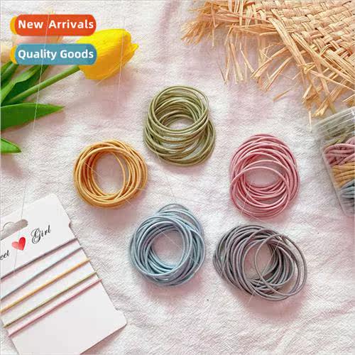 Canister 100 simple rubber band hair band Korea high elastic