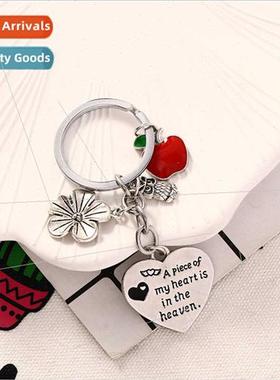 Europe Uned States Apcs my heart keychain Teachers Teacher D