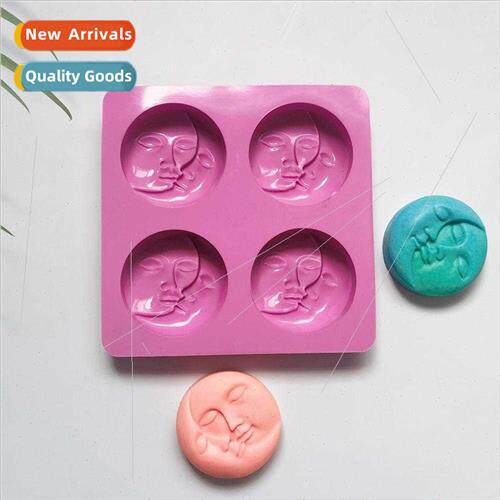 4-sided face soap 588 chocolate silicone mold cake pudding d
