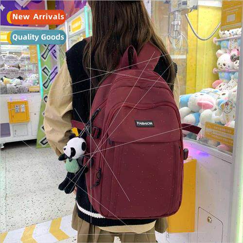 junior high school students schoolbag new Korean male simple