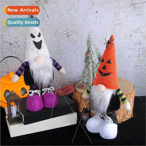 Halloween Creative Stchable Doll Whe Bearded Old Man Faceles