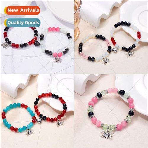 Halloween Jewelry Creative Spider Love Magnetic Couple Brace