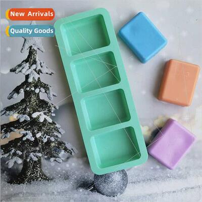 4-bar soap cube 393 silicone soap mold aromatherapy handicra
