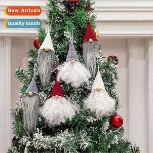 faceless old man Christmas scene decorations pendant deco