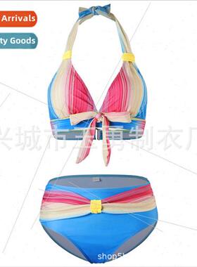 2021 New Europe Swimwear Feminine Bikini Custom Printed Spl