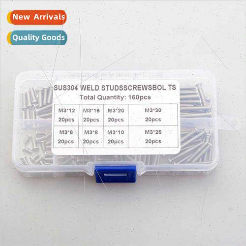 160pcs M3 Stainless Steel 304 A Type Welding Screws  Welding