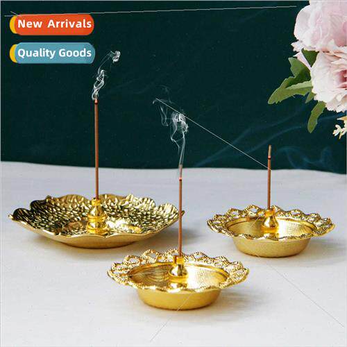Middle East Arab incense burner gold metal handheld incense