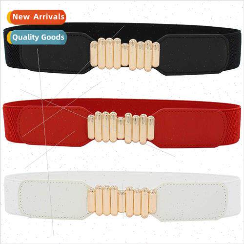 Elastic waist belt female dress tide  caterpillar waist seal
