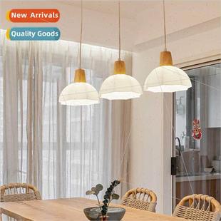 Scandinavian chandelier log three dining Dining simple room