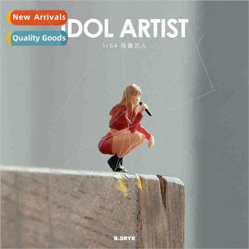1/64 simulation mini idol singer micro shooting scene doll m