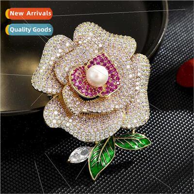 New elegant delicate elegant high-grade full zirconium rose