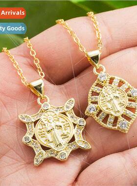 Europe new cold wind fashion copper gold-plated zirconia mic