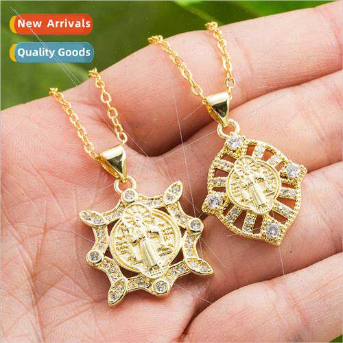 Europe new cold wind fashion copper gold-plated zirconia mic