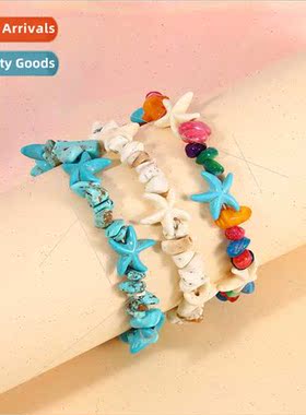 Europe Uned States new starfish gravel bracelet cute student