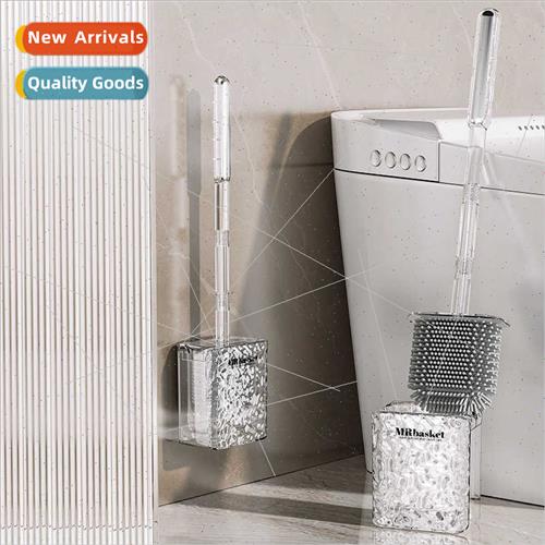 Glacier grain toilet brush new corrugated household no dead