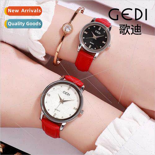 Diamonds couple belt wrist watch simple Brish watch female t