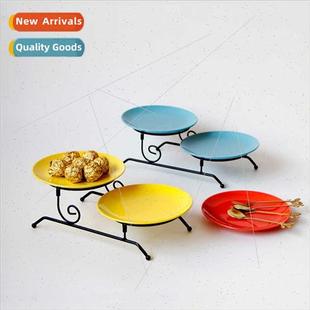 double layer two removable plate colorful fru cak iron