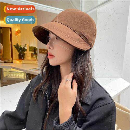 Korean  new fall winter hat female Japanese ins letters leat
