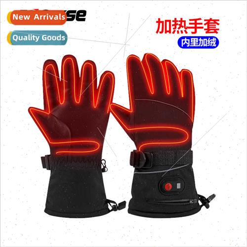 Winter rechargeable heated gloves cycling heated gloves outd