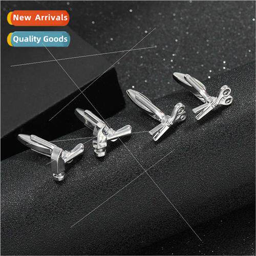 fashion men French shirt scissors hammer cufflinks cufflinks