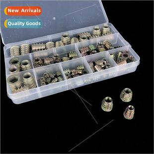 Insert Wooden Nut 100Pcs Driver Galvanized Hexagonal Iron