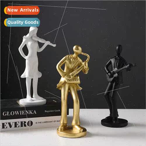 New creative music band figures home living room view cabine