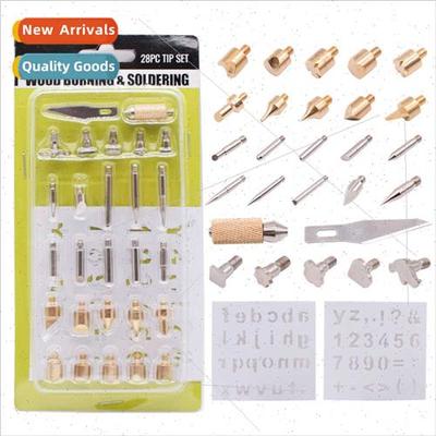 28 Pcs Engraving Soldering Iron Heads Ironing Tools Branding