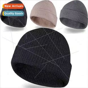 hat warm men knted coupl Winter wool thickened