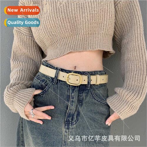 mple women belts new versatile premium sense jeans belt nich