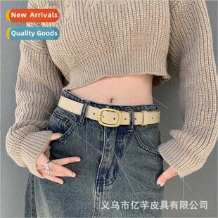 mple women belts new versatile premium sense jeans belt nich