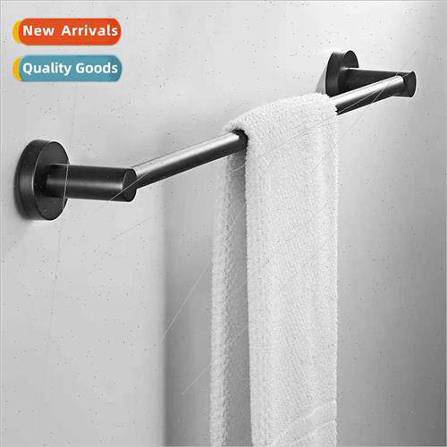 304 black towel bar hotel bathroom towel rack single rod bat