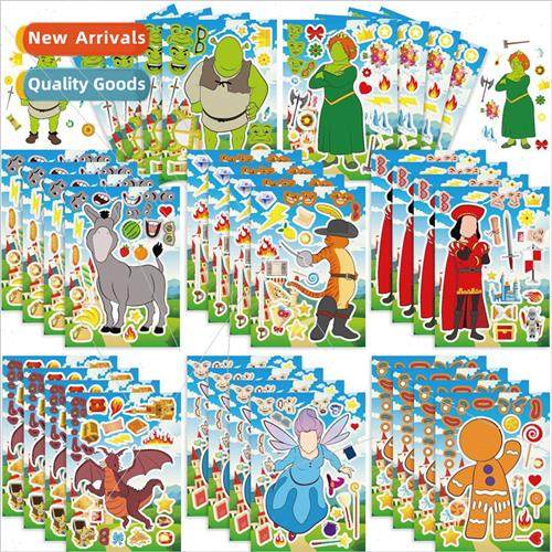 CM2309010 children cute monster Shrek parent-child puzzle DI