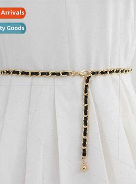 Round Pendant Waist Chain Women Dress Decoration Su Spaghett