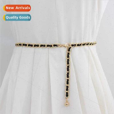 Round Pendant Waist Chain Women Dress Decoration Su Spaghett
