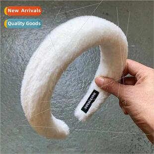 Autumn winter HK hair bands high cranial fur hairpin new sen