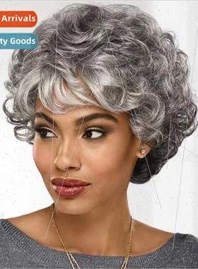 High Temperature lk Wig Europe Wigs Women Short Curly Hair R