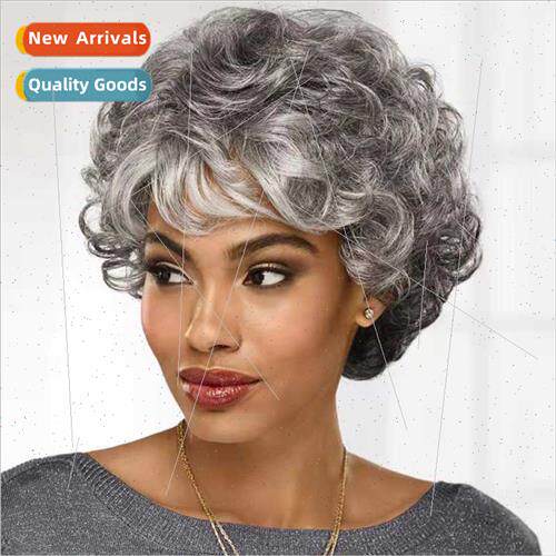 High Temperature lk Wig Europe Wigs Women Short Curly Hair R