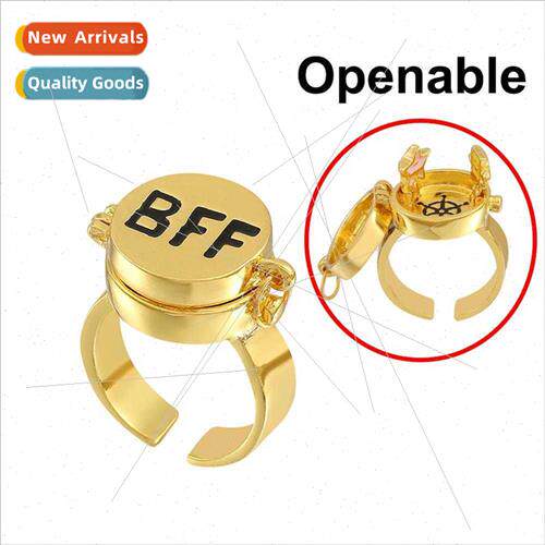BFF ever best friend gift ring ins niche open finger ring