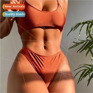 Europe Swimwear Fake 2022 Spl Bikini Drawstring Swims Swimsu