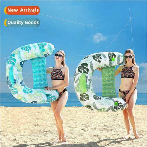 Air Pool Floating Chair wh Cup Holder Summer Pool Toys Infla