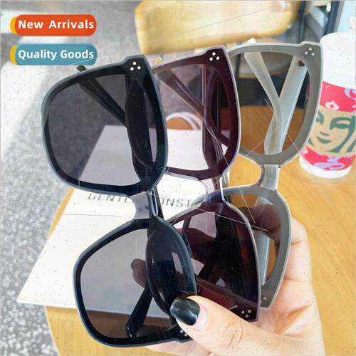 New Korean sunglasses female star big face thin ins retro se